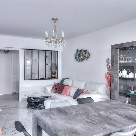 Le Sun-beach - Spacieux 3 Pieces Avec Parking A 400 M Des Plages De Apartamento